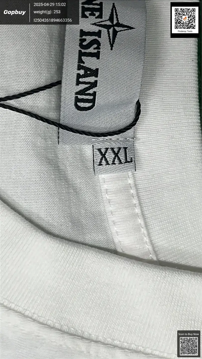 Cross-border Trade Trendy Brand Stone island Stone Island Explosive Cuff Label Crewneck Shoulder Short-sleeved T-shirt for Men
