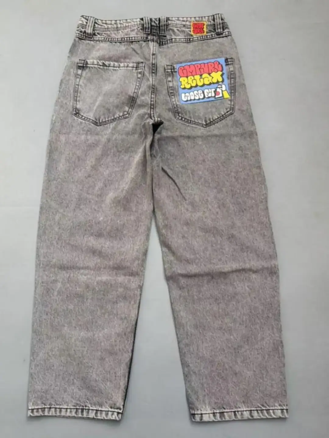 2025 New Handsome Export Jeans Men's Popular Classic Loose Skateboard Pants Men's Casual Long Pants Men's Trendy