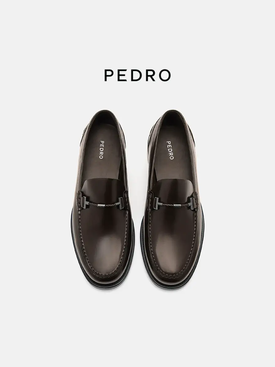 Pedro Loafers Men Fashion British One Pedal Formal Leather Shoes PM1-46600177