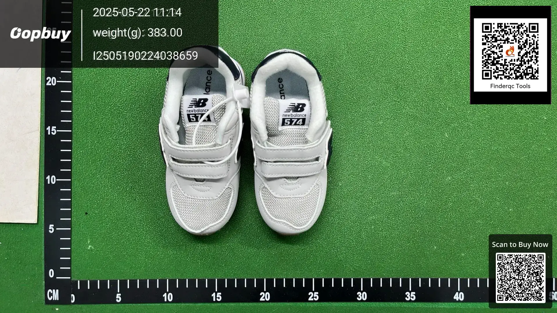 Factory direct nb574 new children's sneaker velcro cherry powder breathable light casual shoes for men and women