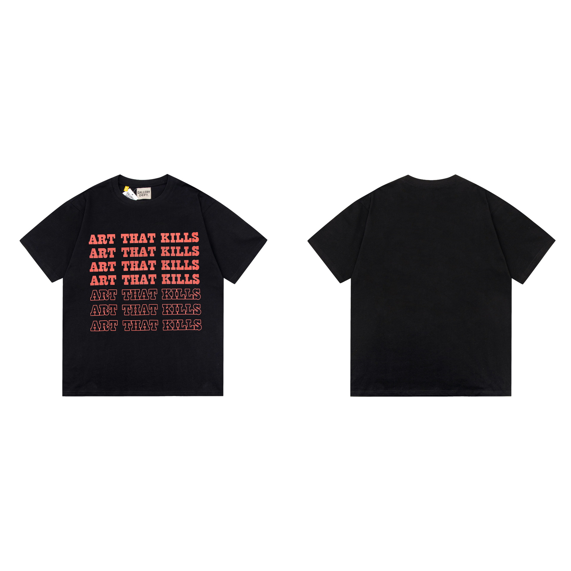 Correct Edition Gallery dept American Fashion Brand Short-sleeved Classic Letter Logo Printed Loose Casual T-shirt for Men