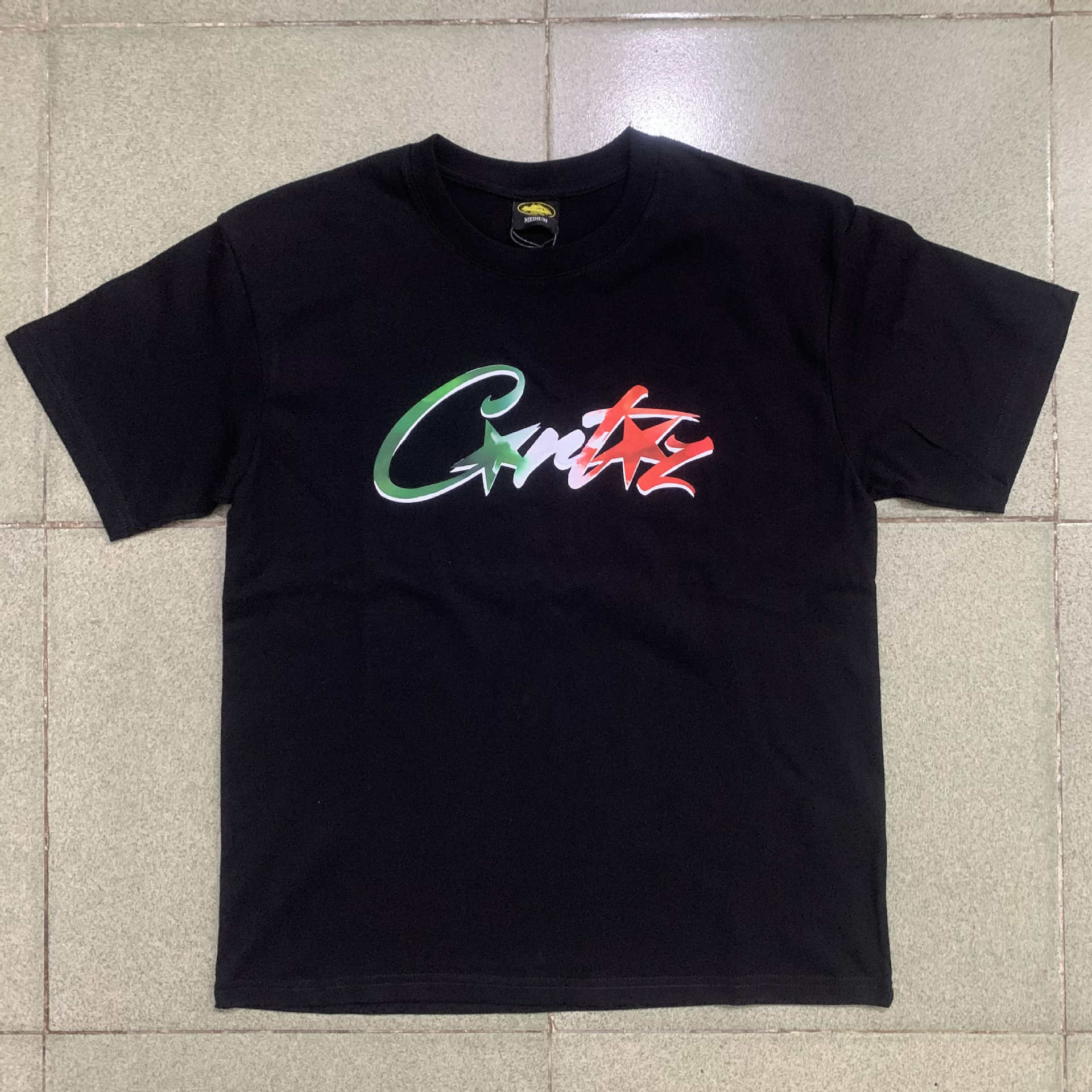 New Trendy Brand Summer Gradient Print Unisex Trendy Street Loose Casual Short-Sleeved T-Shirt