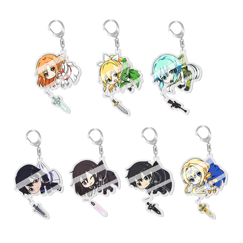Sword Shenyu Key Chain Yasna Poetry Is Around Tongren Animation Creative Acrylic Bag Pendant