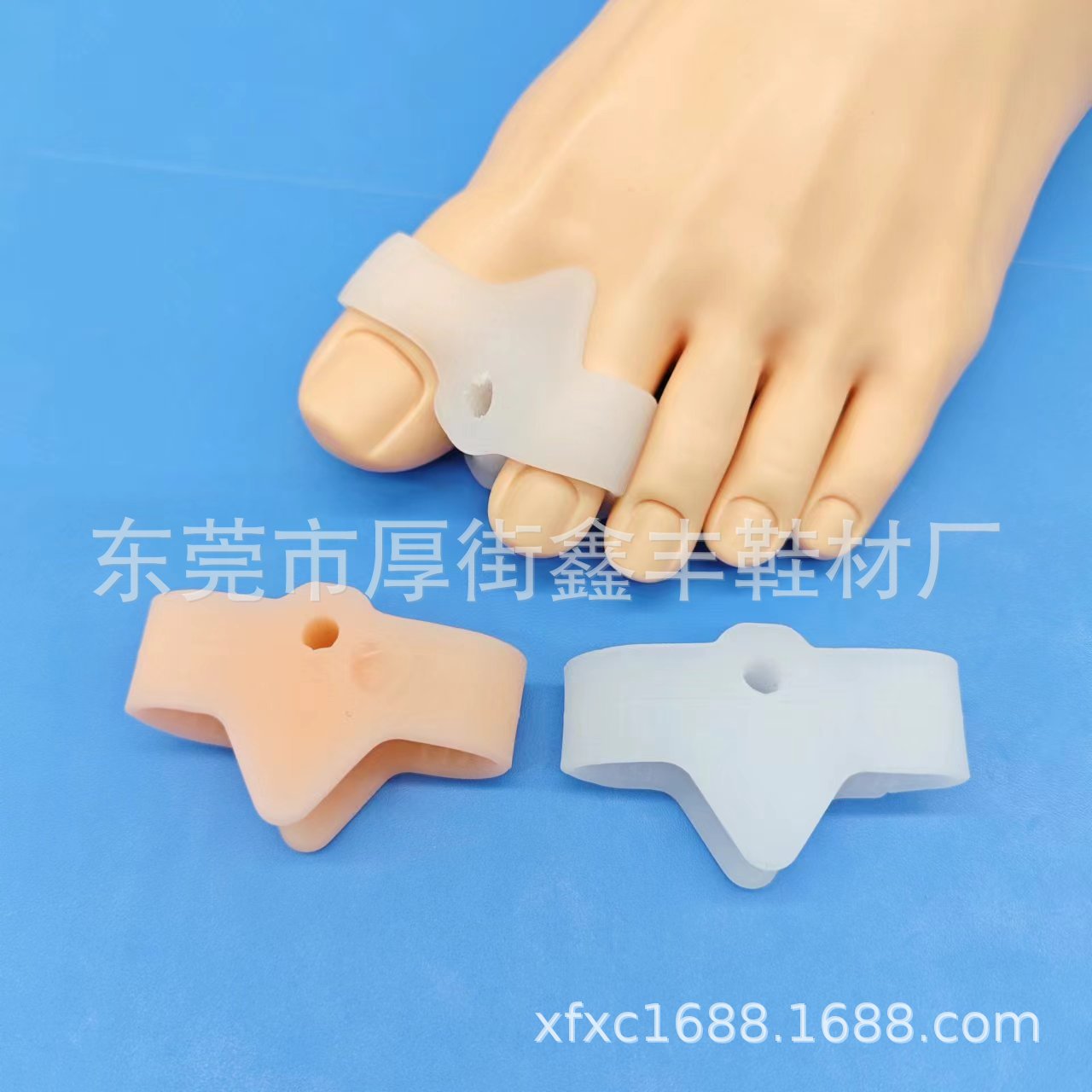 New Double-Hole Toe Separator Big Toe Bunion Corrector Upgraded Double-Ring Overlapping Toe Correction Sebs Separator