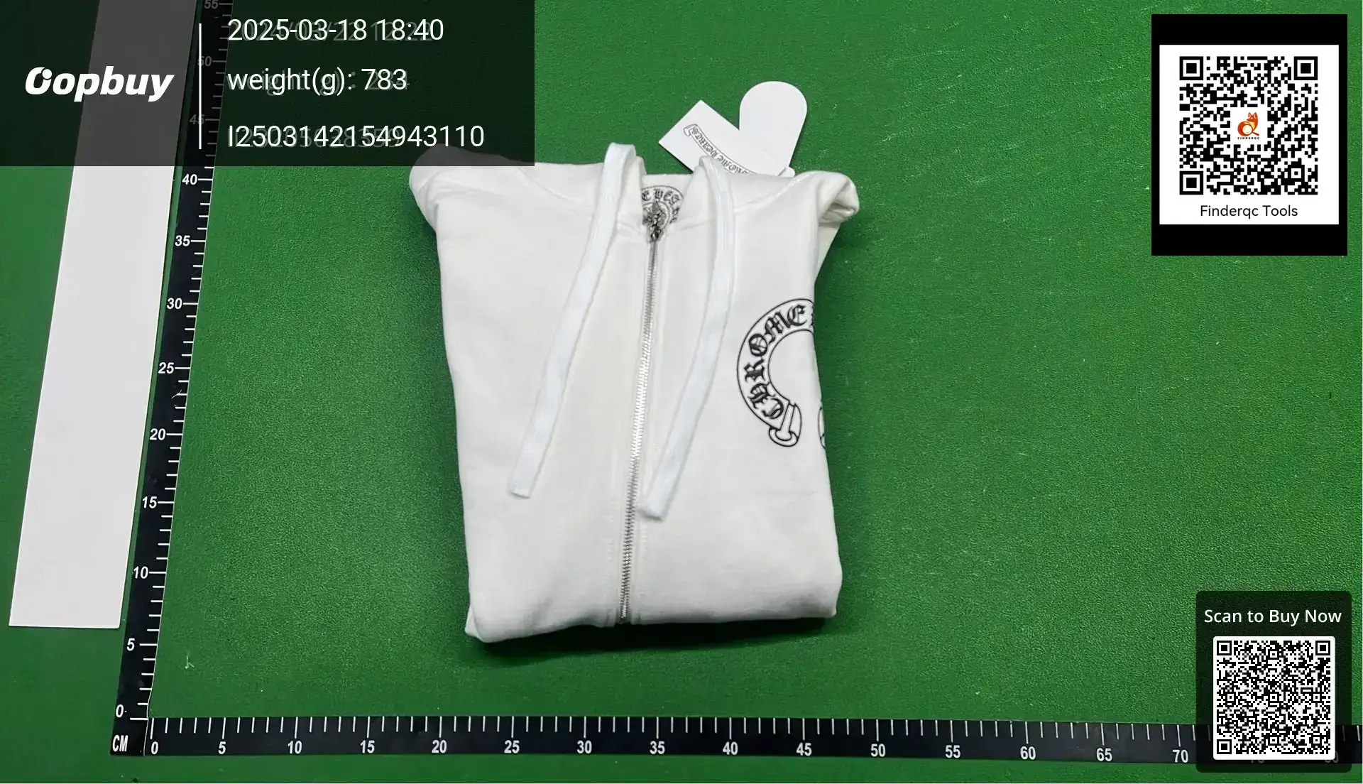 24 tide brand correct version Chrome Hearts scroll logo simple classic hooded sweater for men and women