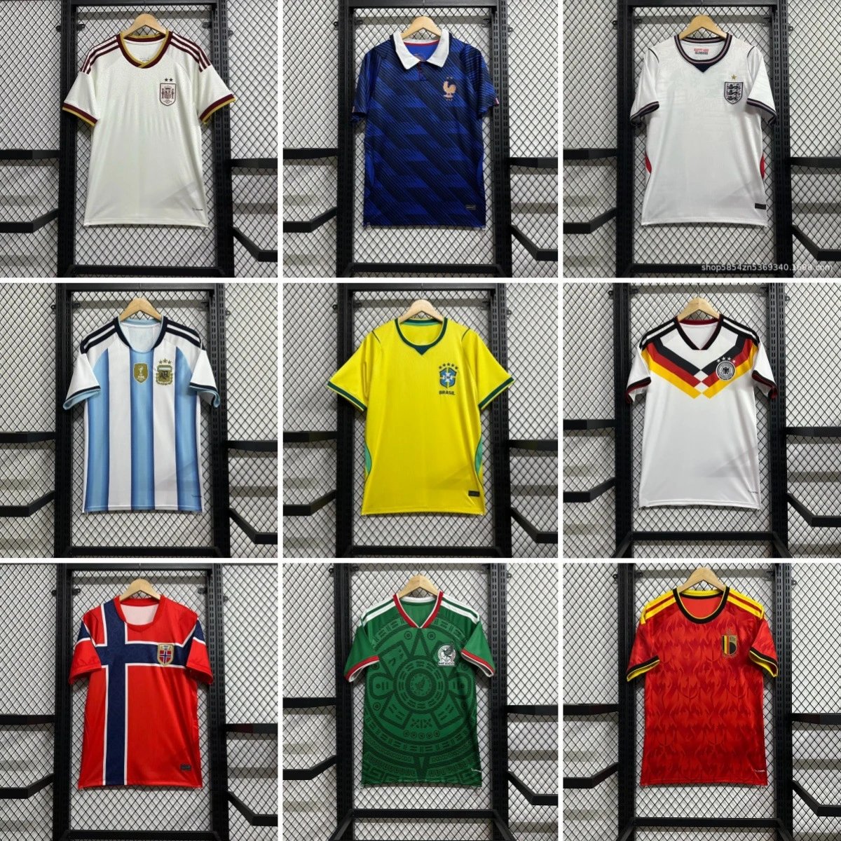 26-27美加墨世界杯 巴西墨西哥法国德国 阿根廷 英格兰足球服球衣 QC-foto van WEIDIAN op Qualit.ly