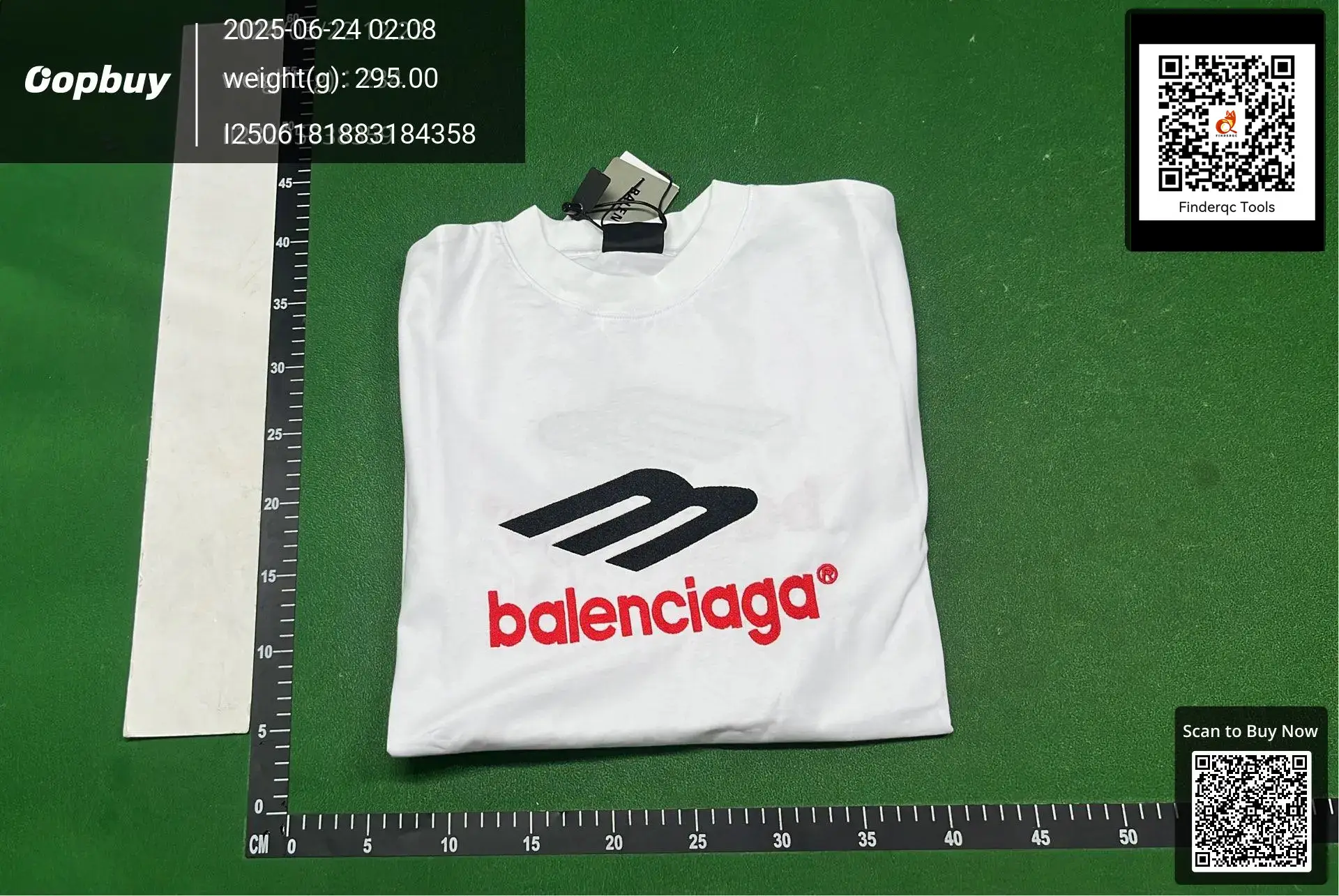 Balenciaga Logo T-Shirt White
