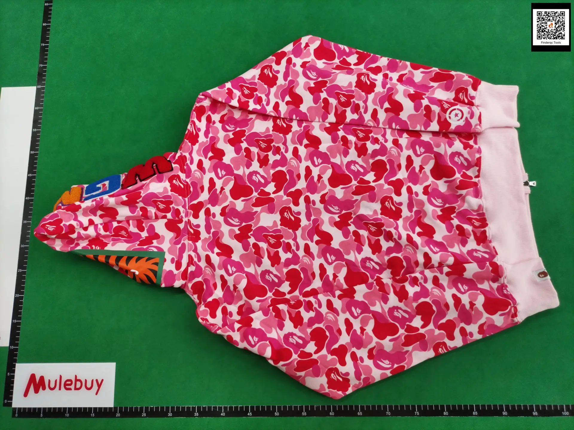 A Bathing Ape BAPE Full Zip Hoodie Pink Camo