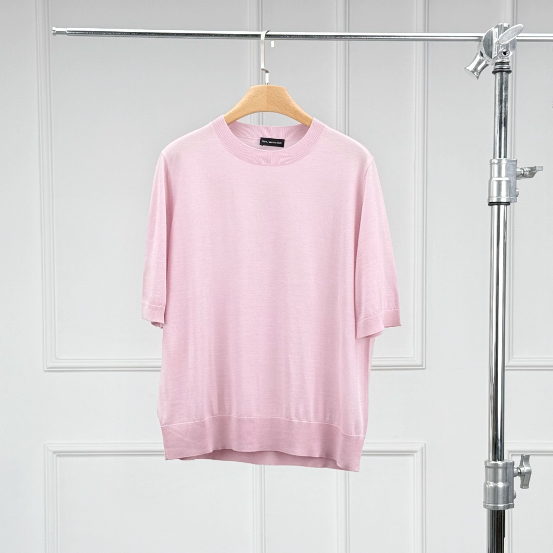 Clearance Sale: Cozy, Skin-Friendly, Delicate, Cloud-Soft Feel, Loose-Fit Women's Wool Round Neck Mid-Sleeve Knit Sweater