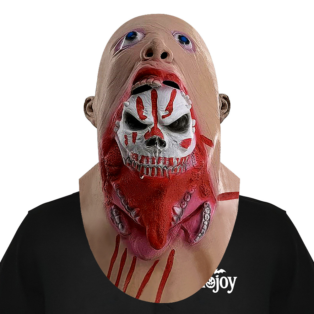 Bloody Charlie Horror Ghost Face Headgear Masquerade Cross-Border Live Broadcast Mask Halloween Day Party Spoof Props