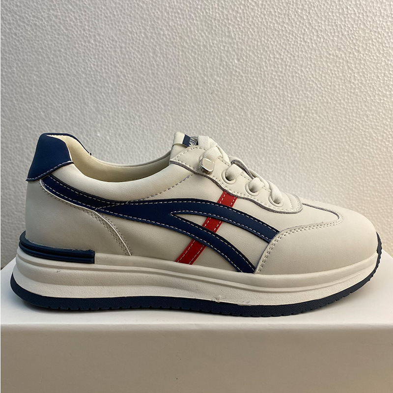 Popular elastic band cowhide pedal lightweight women's shoes 2024 summer and autumn new all-match casual sneaker