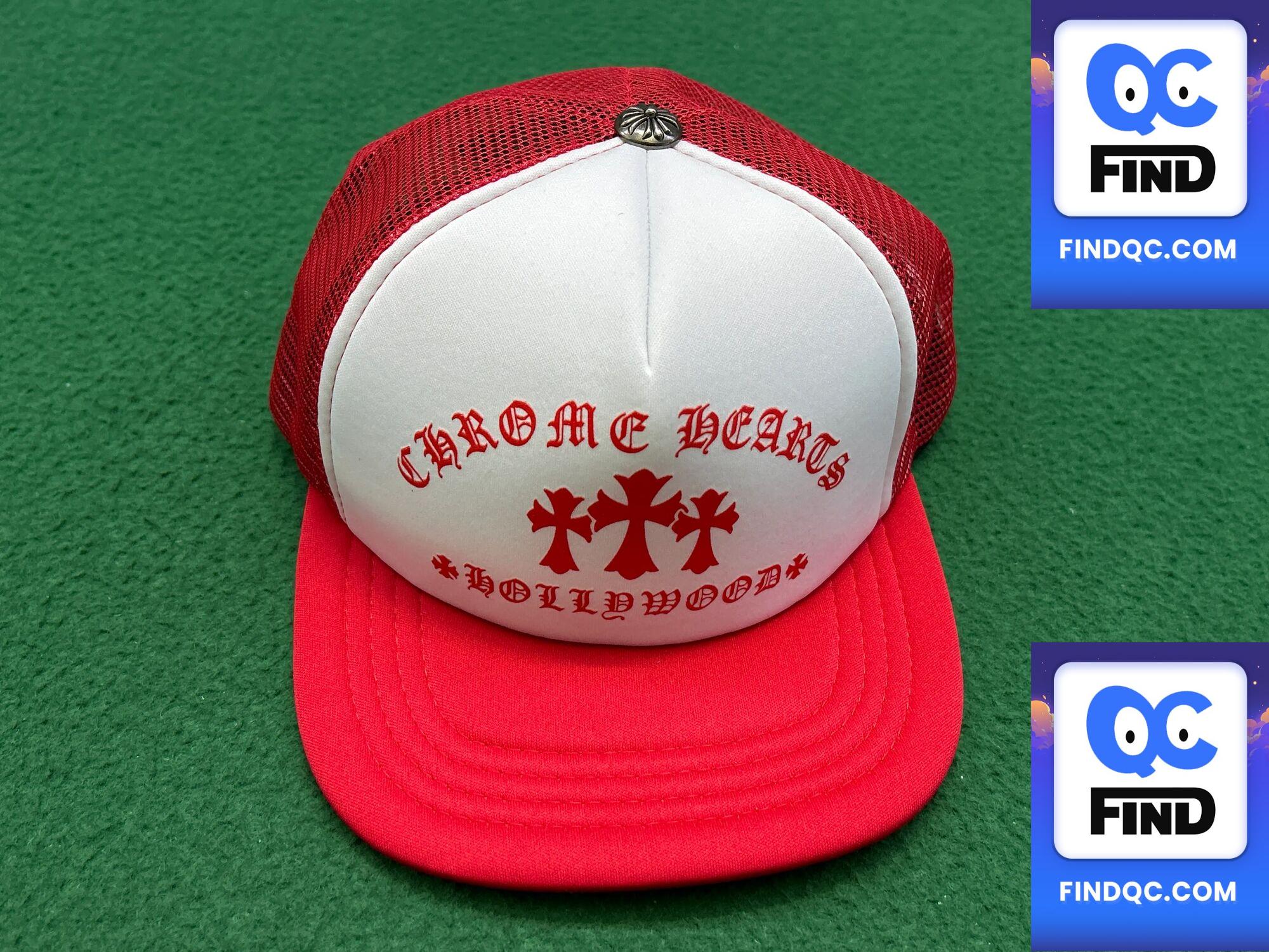 Chrome Hearts Hollywood Trucker Hat QC