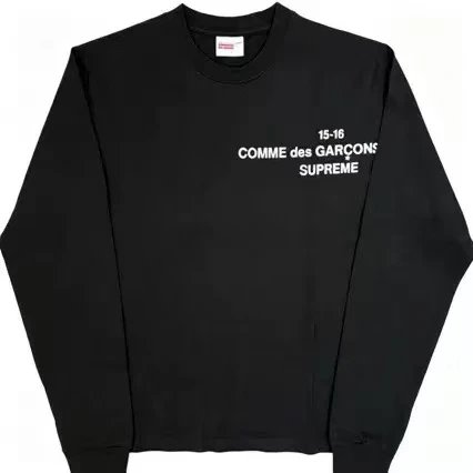 COMME des GARCONS x SUPREME 15-16 Long Sleeve T-Shirt