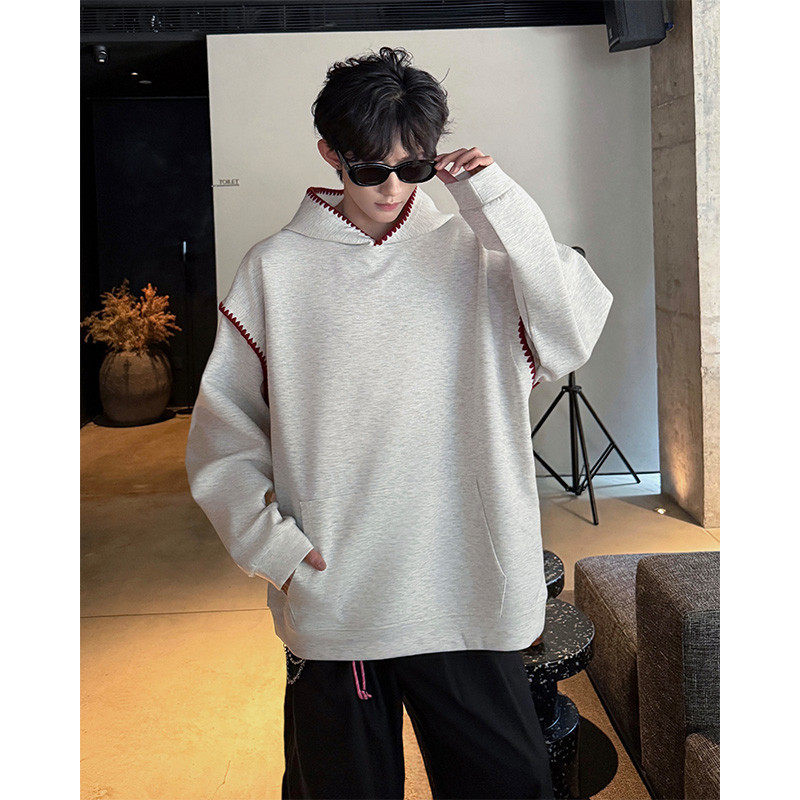 Hooded Sweatshirt Men's 2025 New Couple Tops Men's Spring & Fall Loose Youth Versatile Pullover Jacket Men