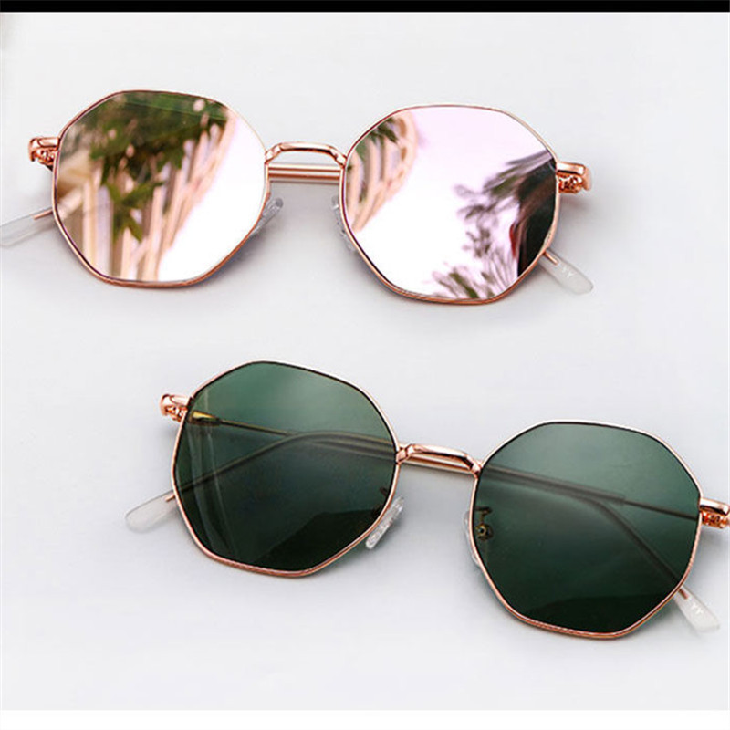 【Live Streaming】Trendy Women's Sunglasses with Metal Frame, Popular New Retro Pink Style 2026 Uv400