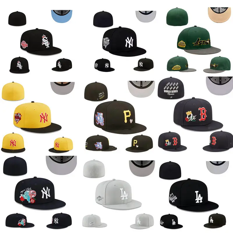 2025 new fashion hip-hop hat adjustable baseball cap basketball team cap sun hat foreign trade cap