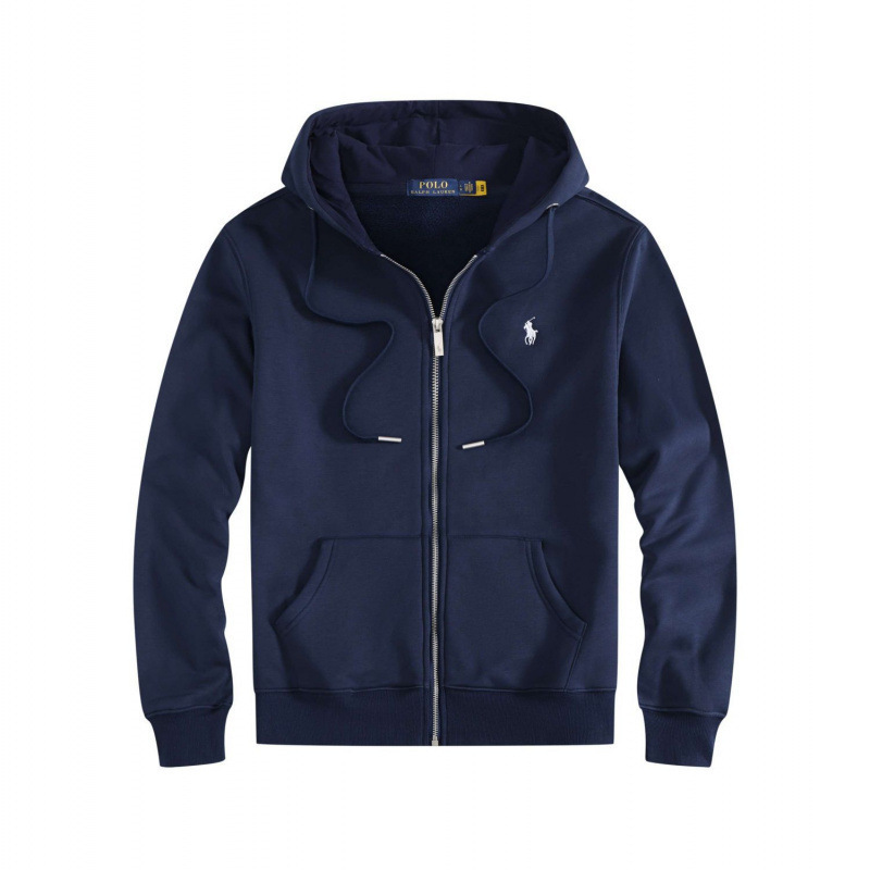Versatile Rl Cross-Border Foreign Trade Polo Sweatshirt Set with Embroidered Pony Logo, Hooded Cardigan with Fleece, Casual Loose Jacket photo QC de 1688 sur Qualit.ly