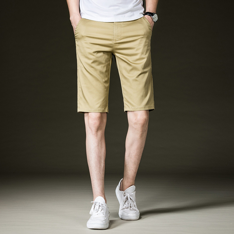 Men's Tencel Casual Shorts Men's Five-point Pants Casual Pants Breeches Thin Men's 5-point Summer Beach Pants Medium Pants