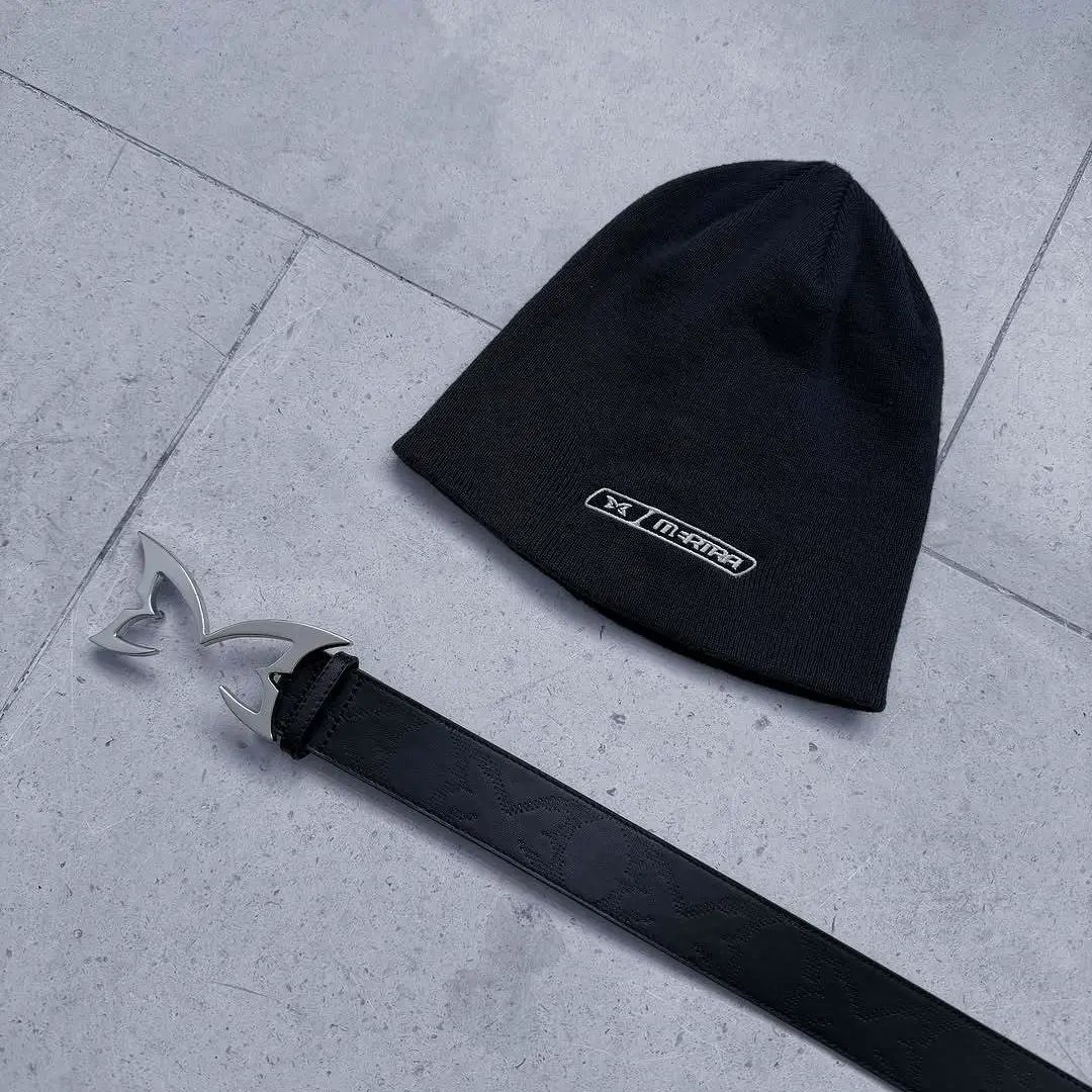2025 Autumn New Fashion Gothic Street Trend Retro Dome Warm Knitted Hat European and American Cross-Border Clothing