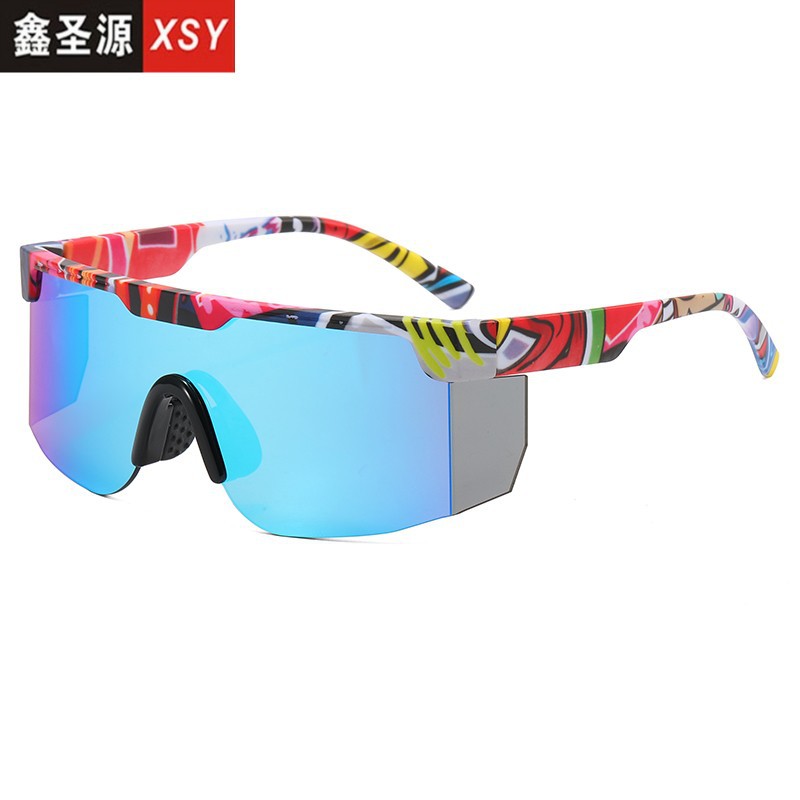 9957 foreign trade new men's European and American fashion sports sunglasses women's outdoor cycling sunglasses wholesale