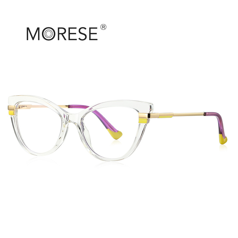 Anti-Blue Light Glasses Frame 2113 Original European and American British Style Ready-Made Tr90 Spring Hinge Optical Glasses Frame with Glasses