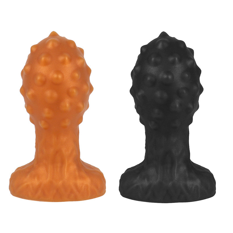 Liquid silicone spike spherical posterior anus plug adult masturbation chrysanthemum anal expander for men and women sex sex toys