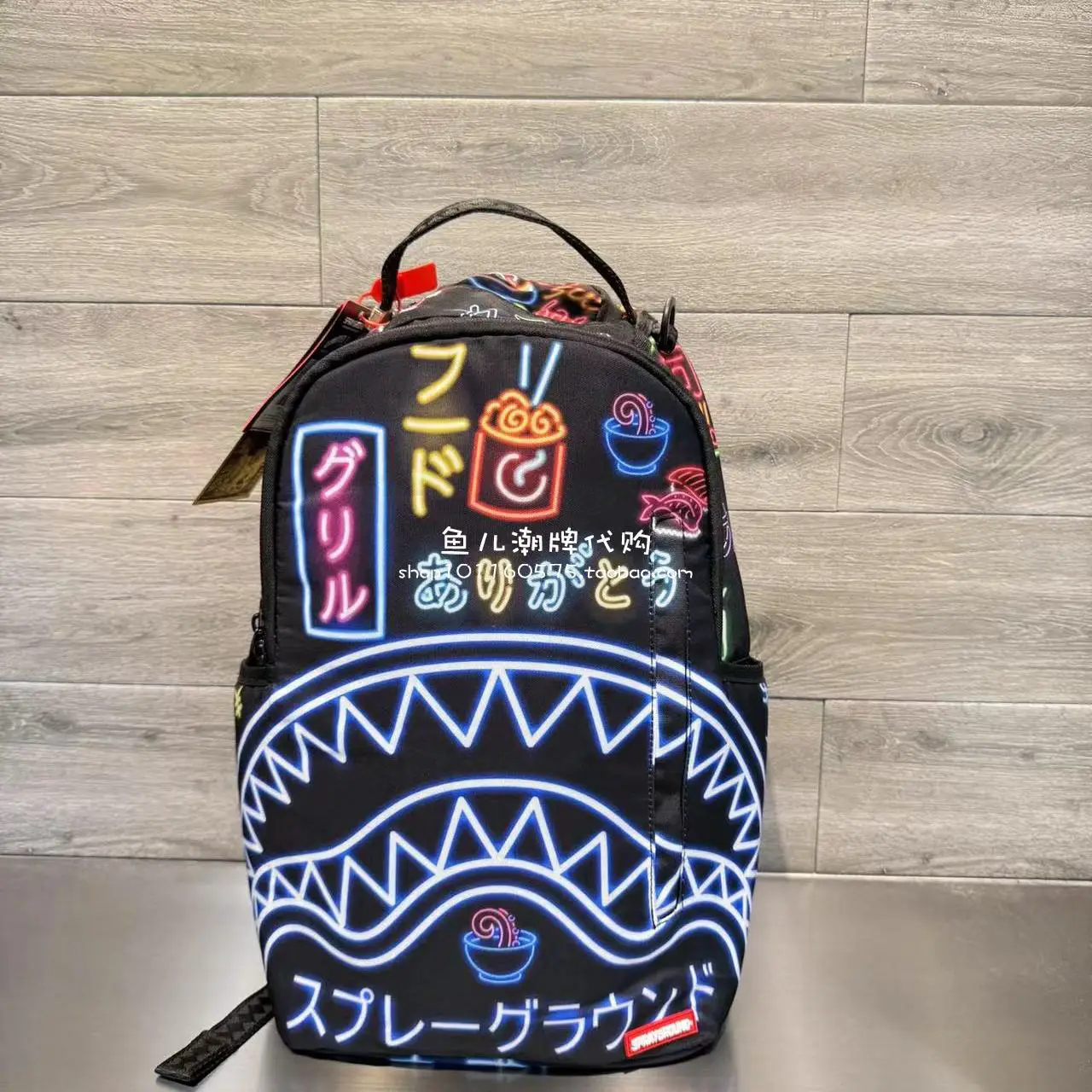 Sprayground Shark Counter Genuine 2023 New arrival Men's and Women's Graffiti Large Capacity Backpack W0845731