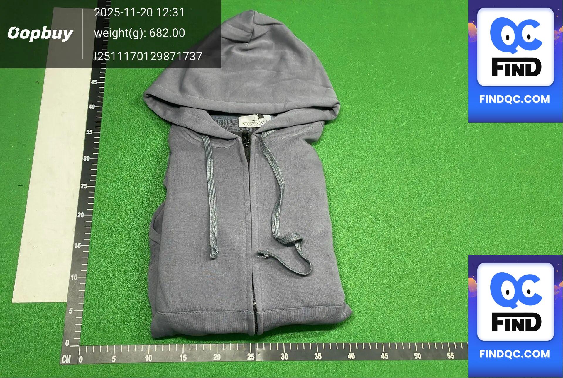 High-end STONE 20SS STONE American Trendy High Street Sleeve Zipper Cardigan Sweatshirt Men's Couple Jacket Island Pure Cotton QC