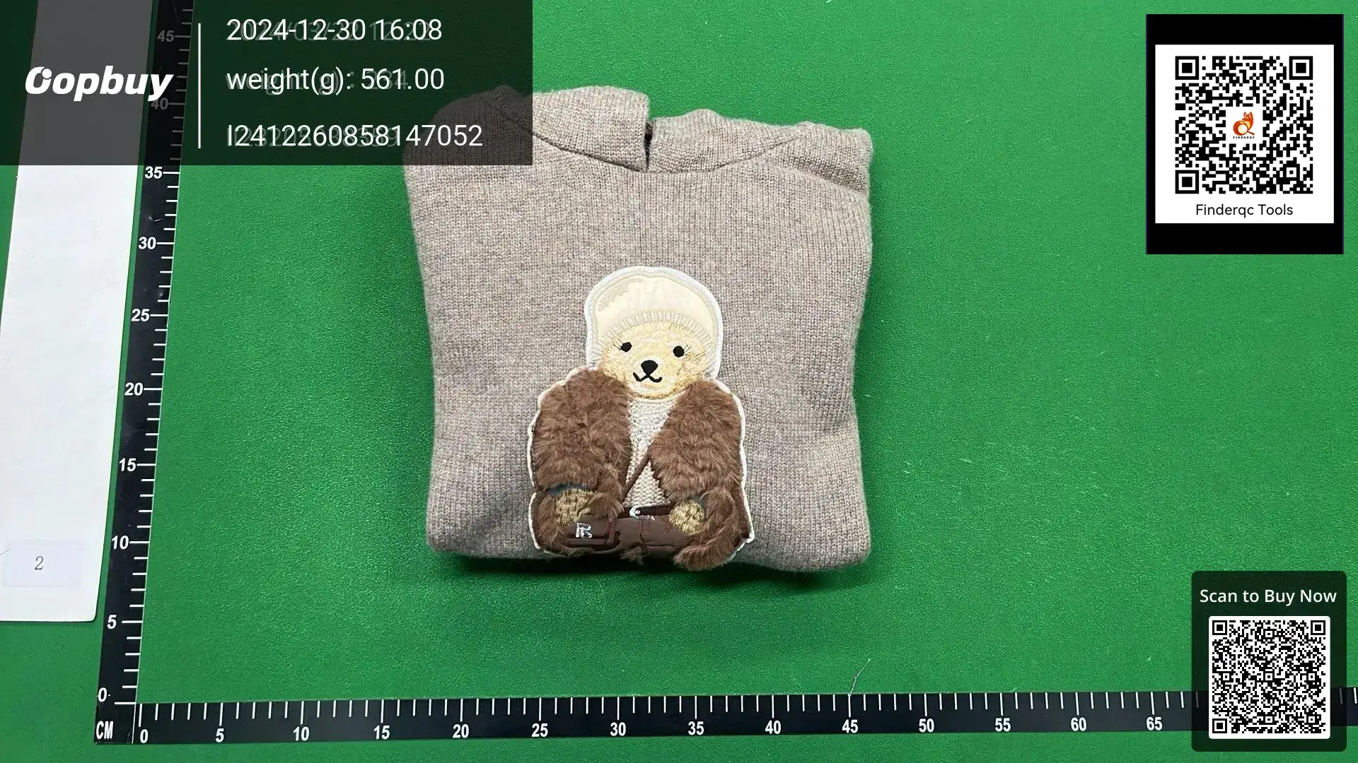 Bear Applique Knit Sweater