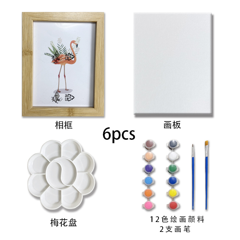 cross-border oil painting canvas oil painting board kids art frame simple oil painting photo frame diy display stand oil painting frame