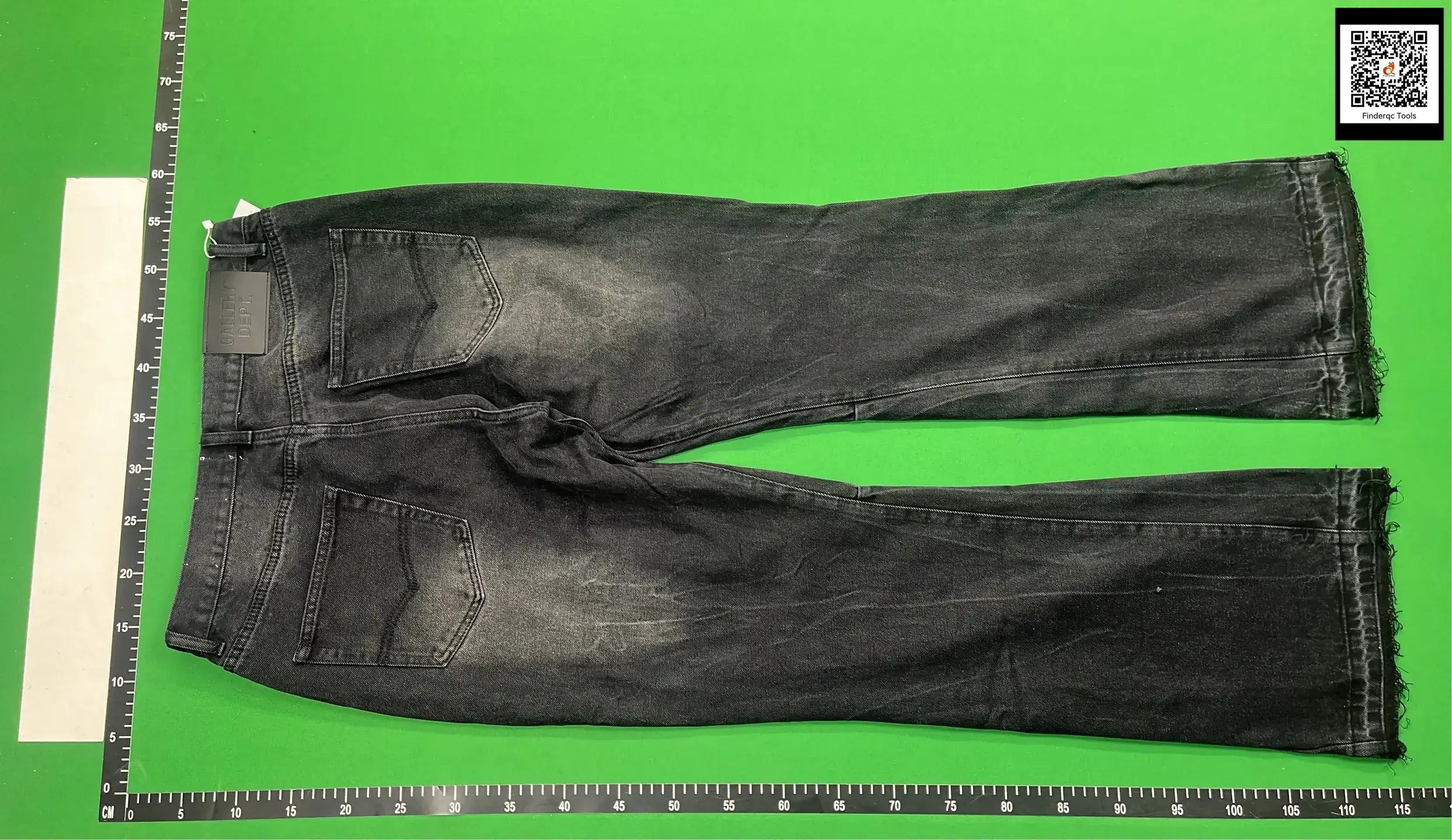 Correct 23 Gallery Dept basic washed micro distressed stitching micro flared jeans all-match trousers