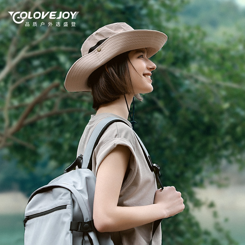 Hiking Hat! Sun Protection Hat Cowboy Hat Sports Mountain Climbing Sun Hat Anti-Uv Fishing Hat Fisherman Hat for Men and Women