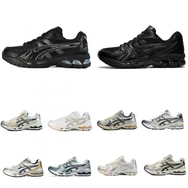 Putian Shoes Gel-Kayano 14 Mesh Fabric Comfortable Versatile Supportive Breathable Low-Top Casual Running Shoes for Men and Women Foto QC de 1688 na Qualit.ly