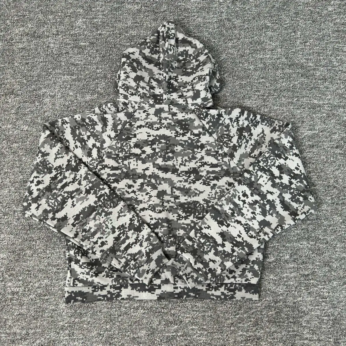 American Trendy Brand Mertra Splicing Embroider Fleece-Lined High Street Loose Autumn and Winter Street Hooded Sweatshirt for Men and Women Couples