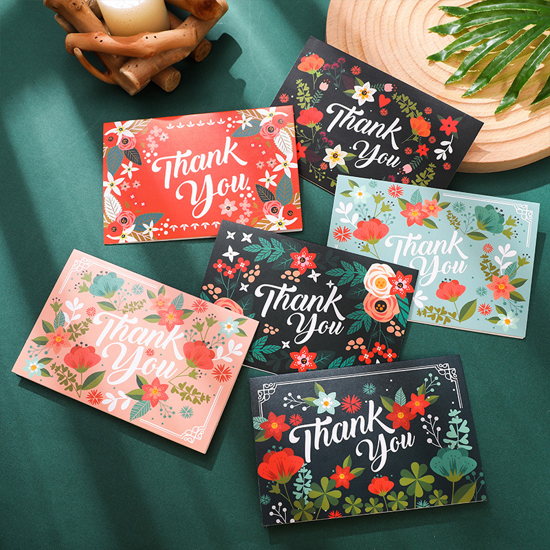Amazon thanks for greeting card gilding blessing creative message blank small card holiday birthday gift card with envelope