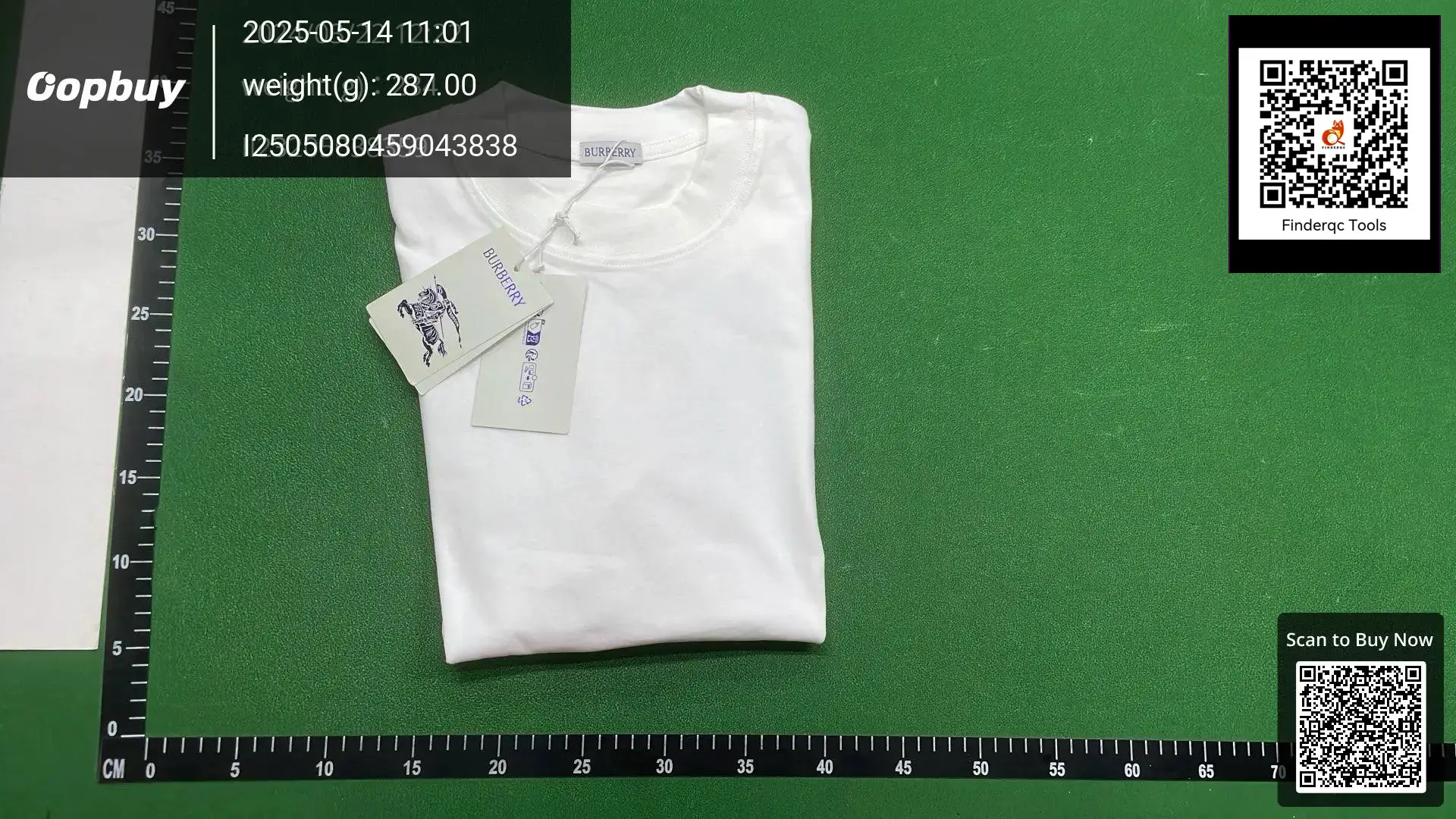 Burberry White T-Shirt