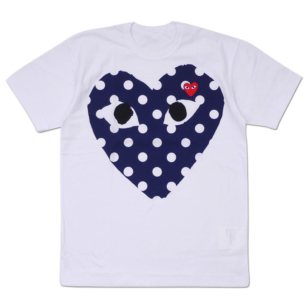 Comme des Garçons PLAY Polka Dot Heart T-Shirt