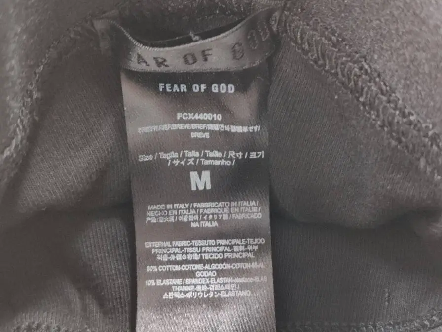 Roaring Little Eyes Fear of God FOG Main Line HOME Home Series Men's Pure Cotton Flat Angle Underwear
