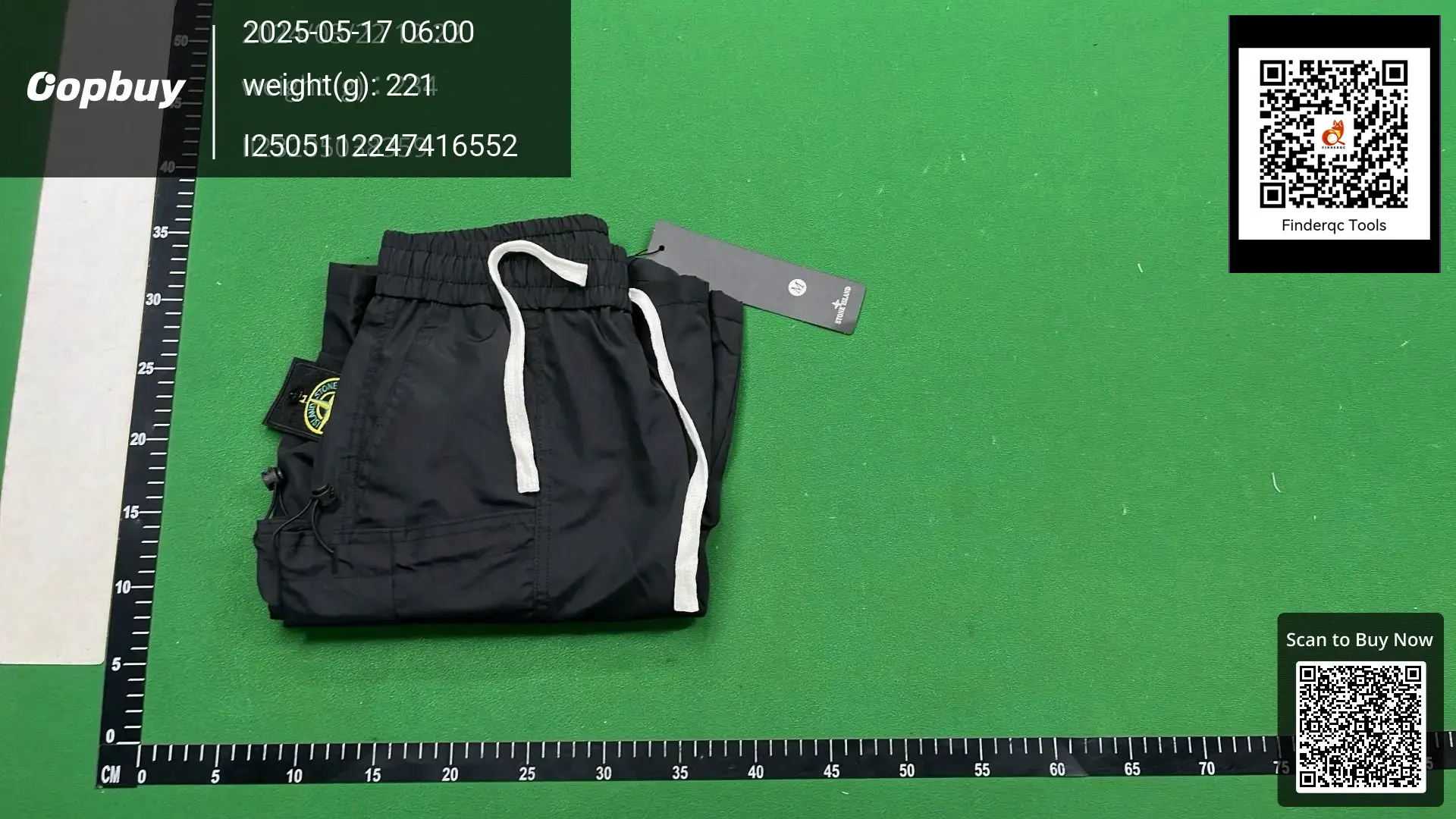 Stone Island Black Shorts