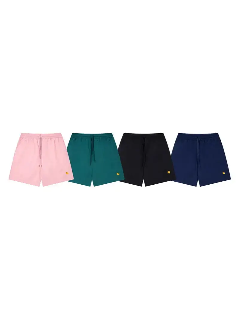 Cross-Border Exclusive Carhartt Classic Gold Label Logo Embroidered High-Elastic Inner Mesh Men's and Women's Shorts