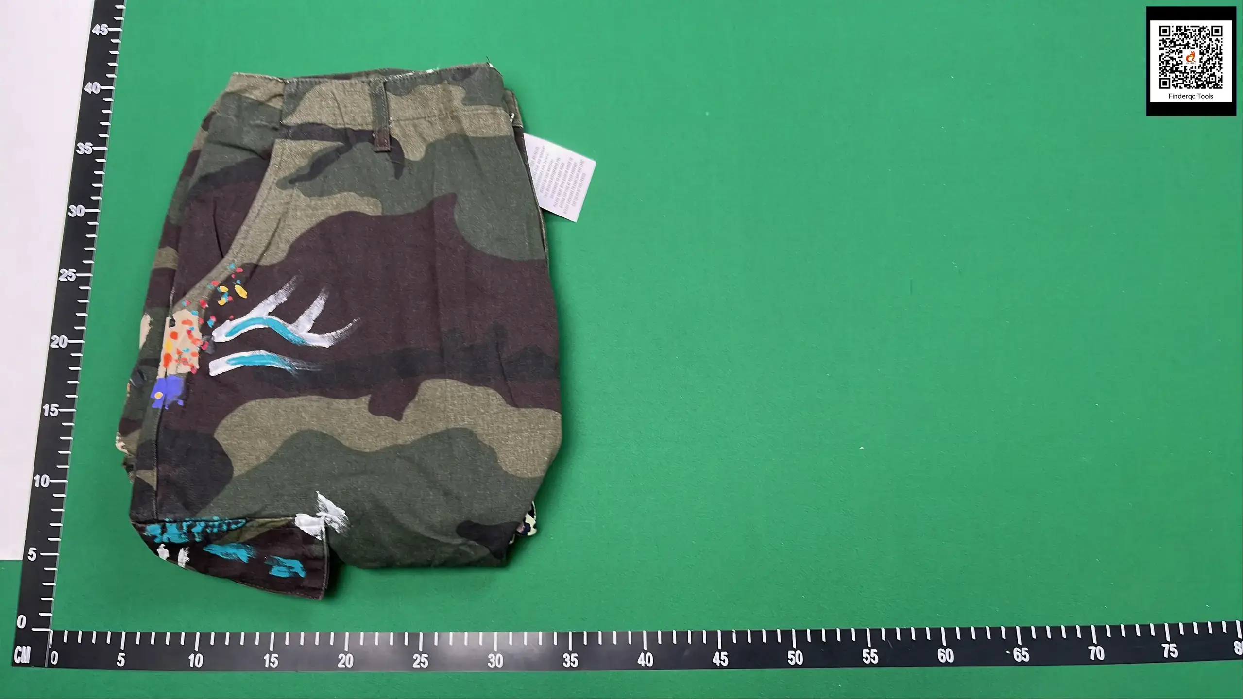 Gallery Dept new American high street camouflage splash ink stitching overalls micro la casual pants Lisa