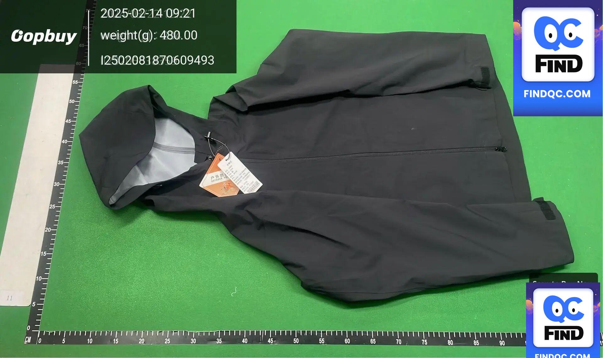 Clone Same Style Spring and Autumn Men's Hard Shell Outdoor Sports Windproof Waterproof Jacket Hooded Jacket Sports Leisure QC