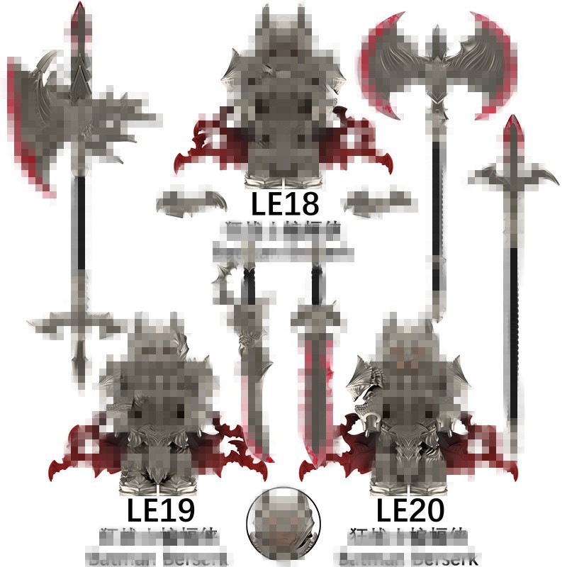 Foreign Trade Goods Le18-20 Movie Series Assembly Building Blocks Children's Minifigure Toys Wholesale in Bags