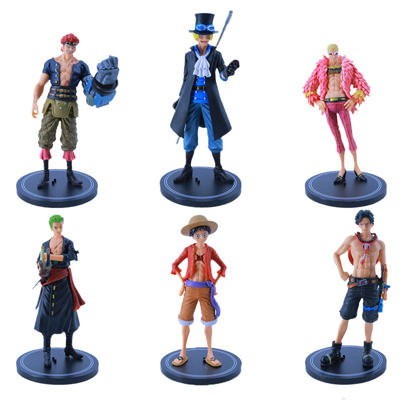 3 Generations 4 generations 6 live pirates hand-made 7 inch Luffy Solon mountain Sabo small Tang mingge Kidd ornaments doll