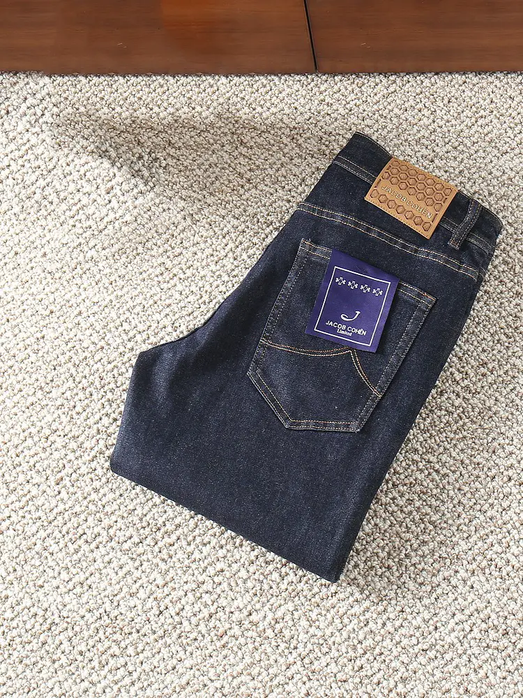 JACOB COHEN jeans 2025 autumn and winter thick new outdoor comfortable casual warm men's large size trendy pants