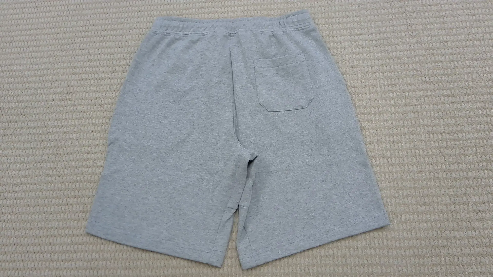 Summer new men's pure cotton shorts American casual sports solid color five quarter pants loose plus size youth shorts