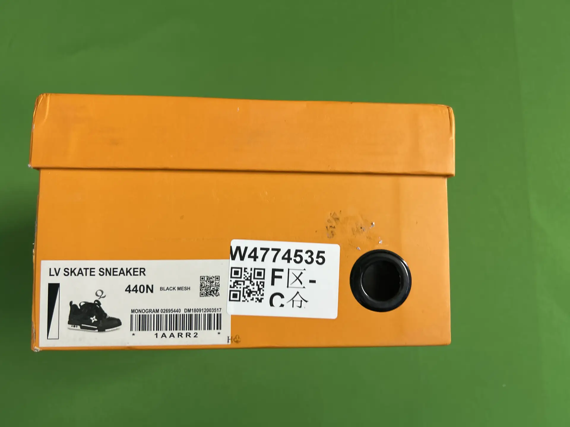 LV SKATE SNEAKER BLACK MESH