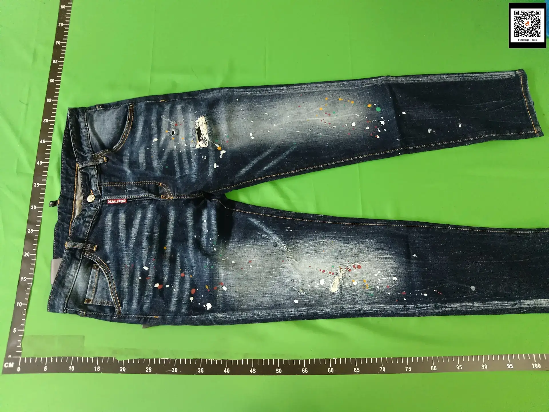 9892 ink point Second power fashion brand jeans European and American cross-border Men's straight Denim trousers European station Denim