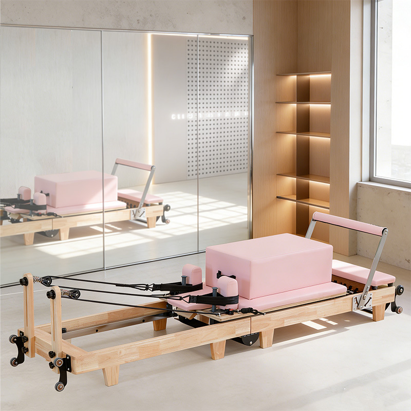 Pilates Core Bed, Oak, Foldable, Commercial Yoga Studio Training Equipment, Ladder, Stable Step Chair, Fitness Equipment
