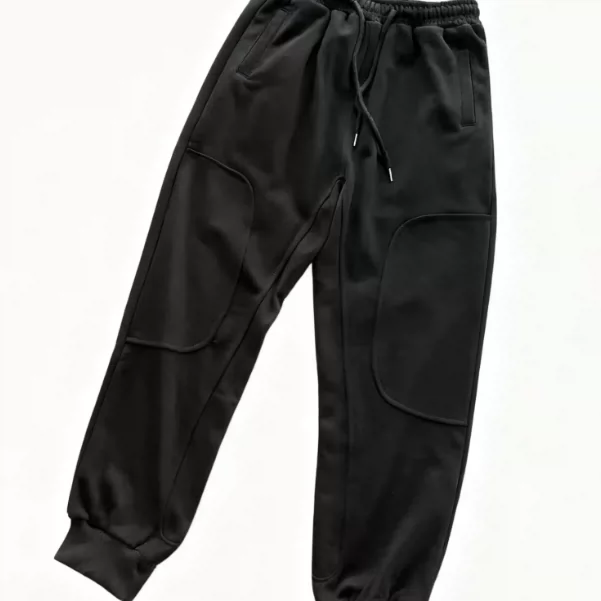 Irregular dot block on the left side of the gear, with a large string of two-color closed pants 33111211